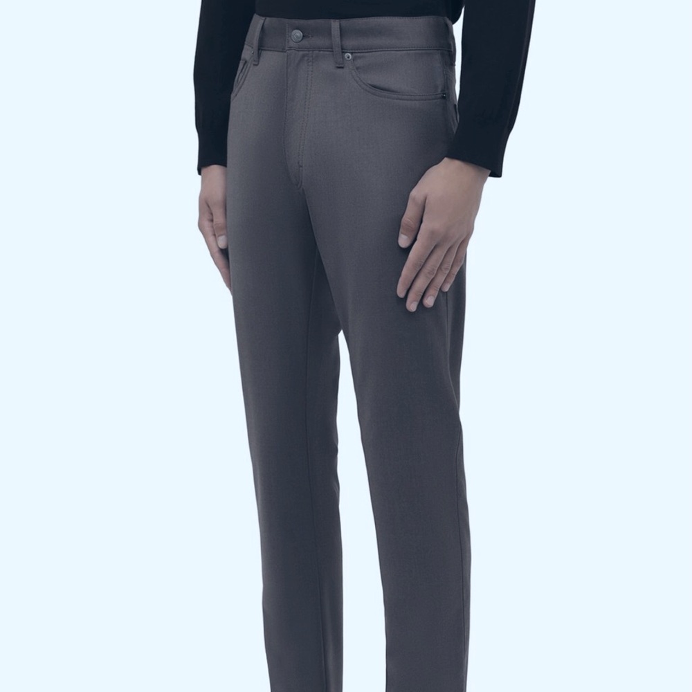 Ermenegildo Zegna Gray Wool Trousers